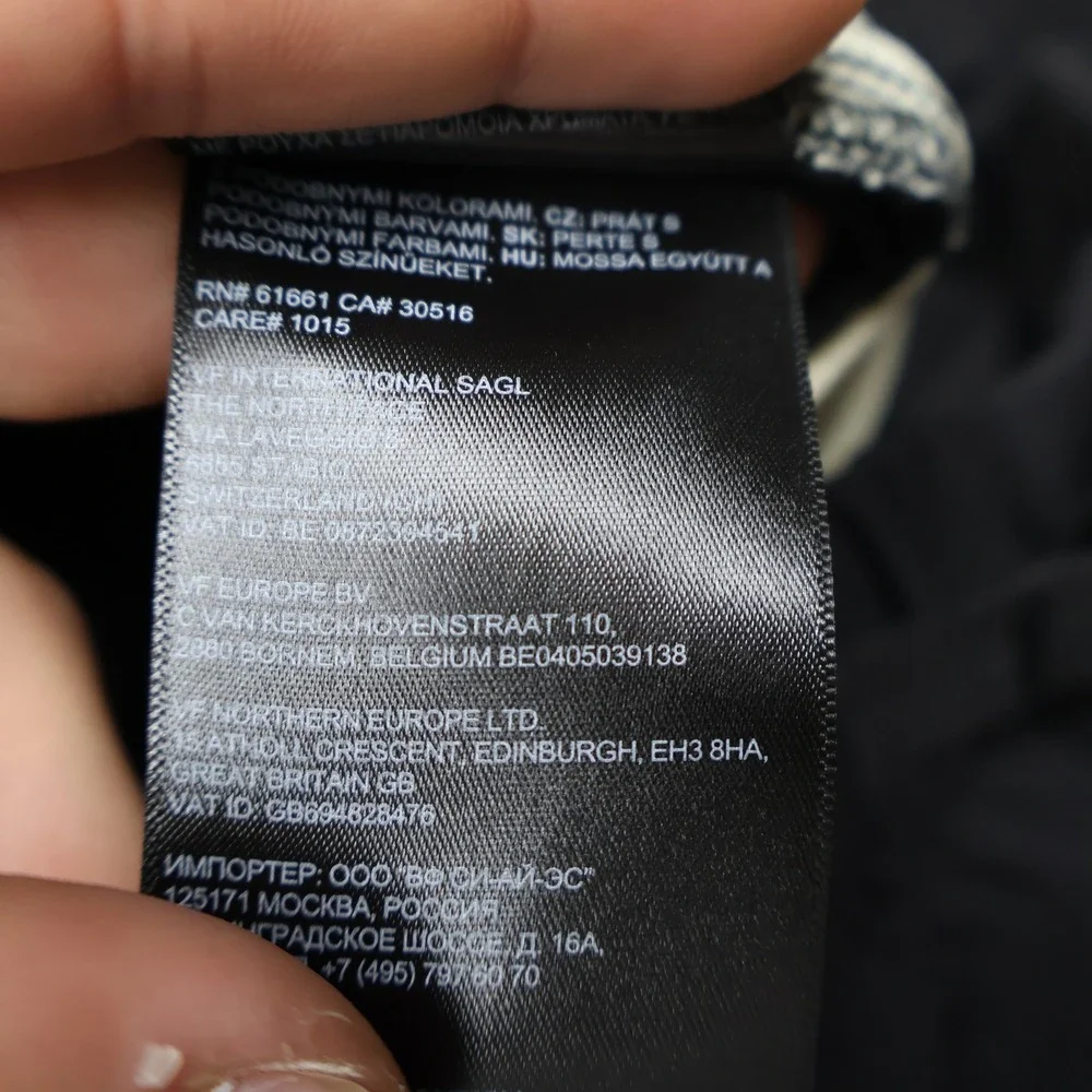 North Face Pants Mens Large Black Belted Hiking Outdoor‎ Trail Rain Wind 34x28